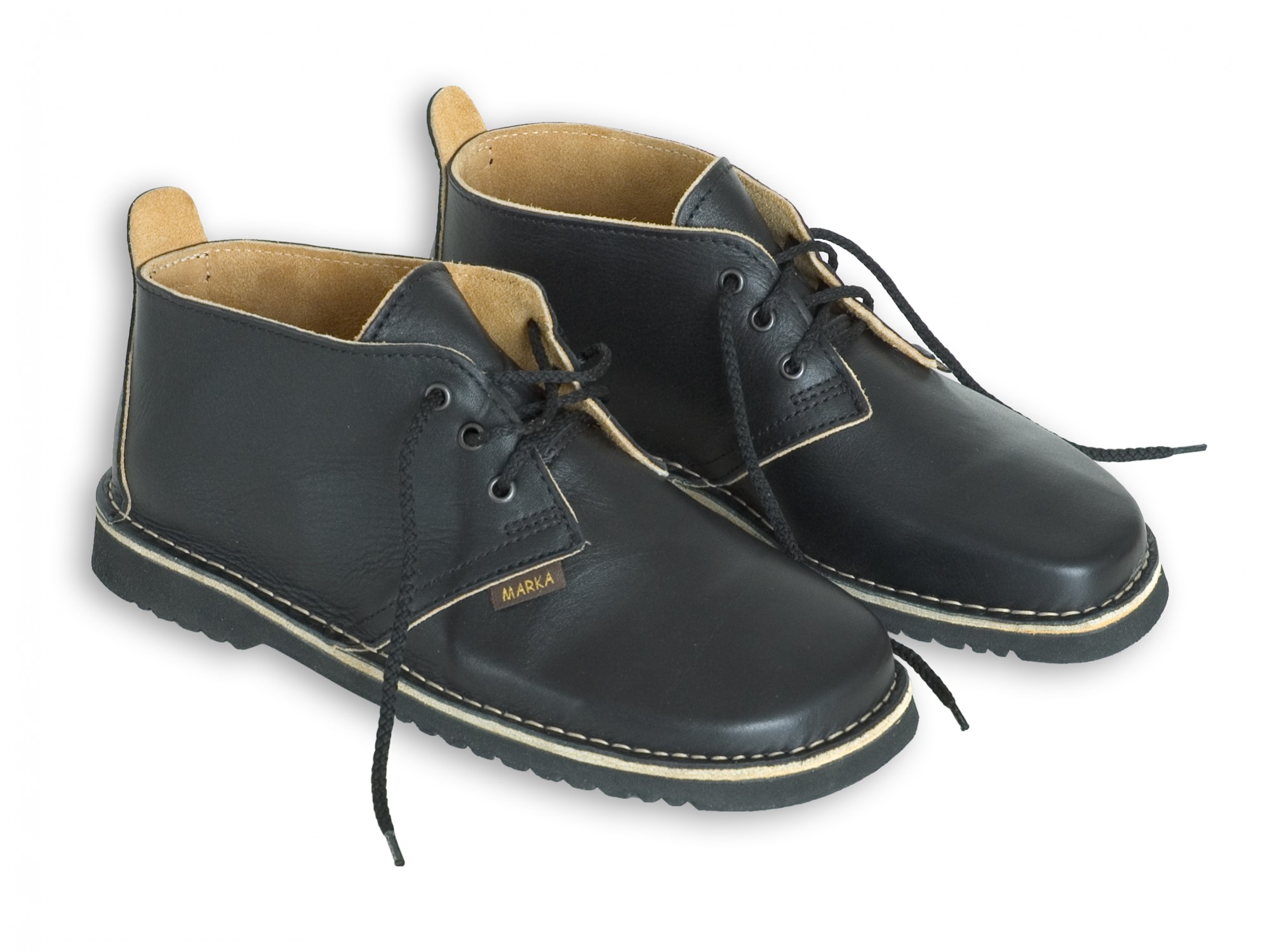 Buty skórzane Markens Lico - Trzewiki w stylu vintage