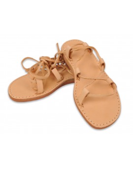 SANDAŁY SKÓRZANE RZYMKI RZYMIANKI