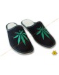 Pantofle z liściem Marihuany - oryginalny prezent